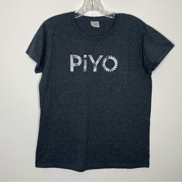 PiYo Workout Program Grey Shirt - Picture 1 of 5